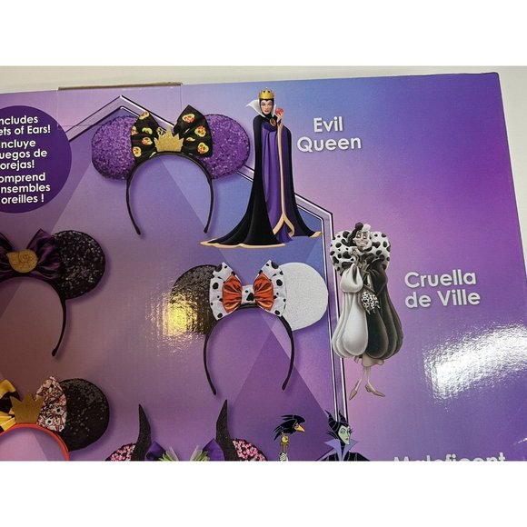 Disney 100th anniversary - Disney 5 Piece Ear Headband Box Set -Villians NIB - Picture 6 of 7